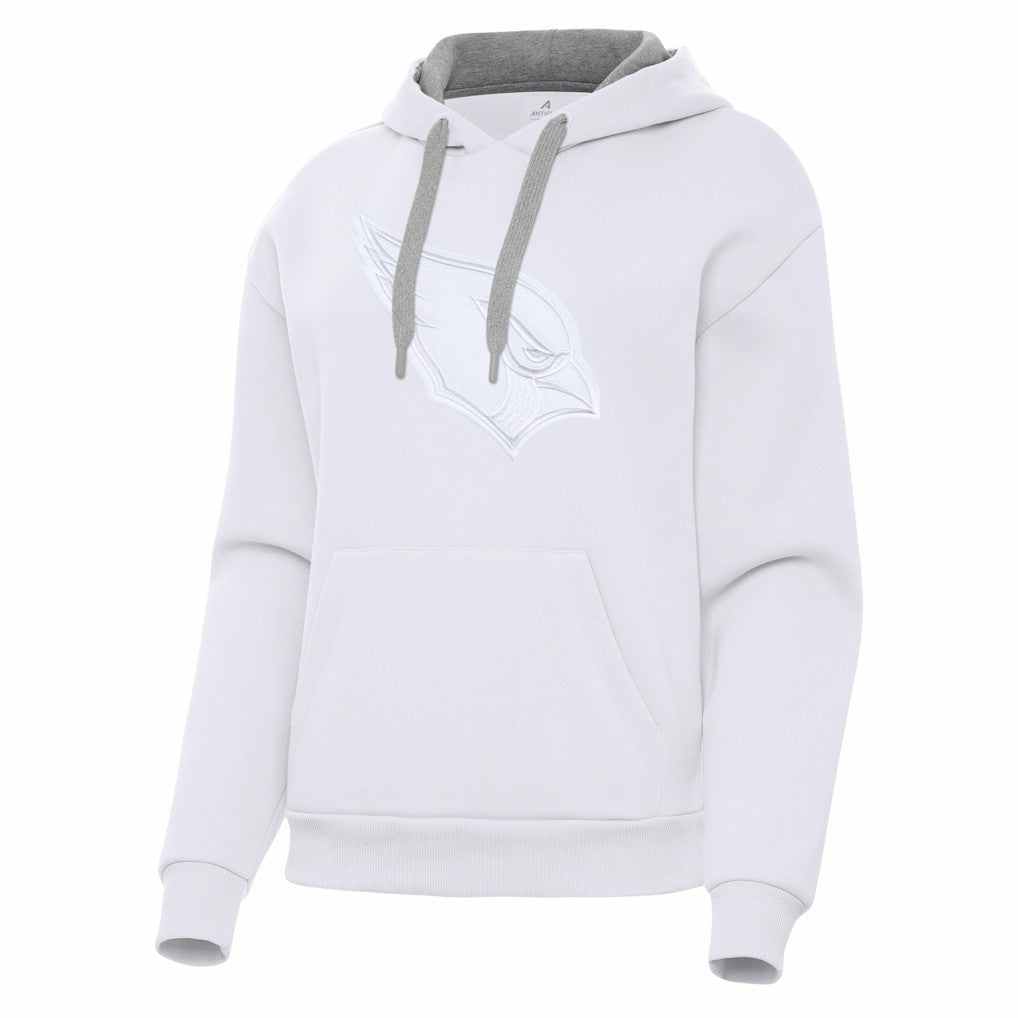 Arizona Cardinals Antigua Women's Victory Pullover Hoodie - White Hoodies
