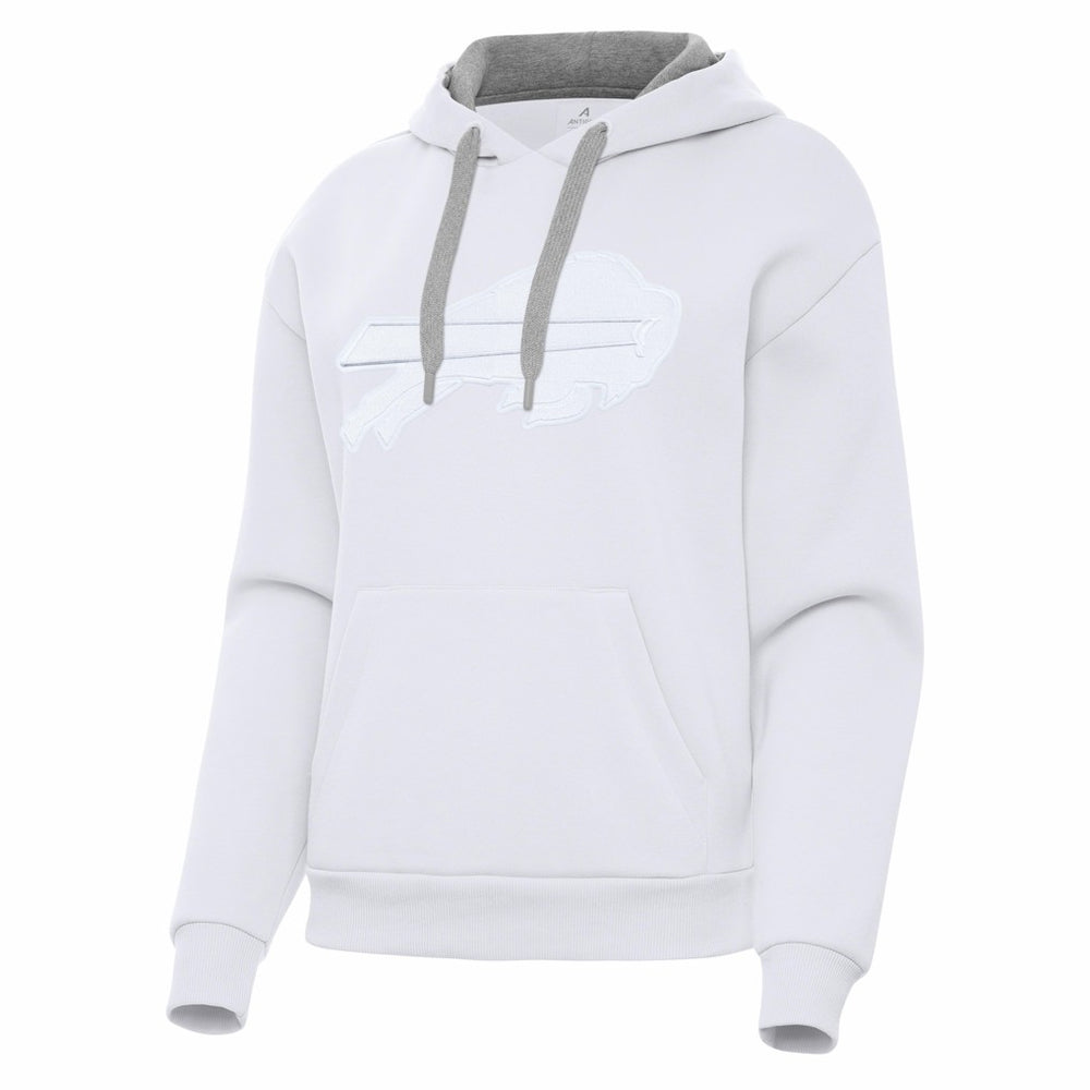 Buffalo Bills Antigua Women's Victory Pullover Hoodie - White Hoodies