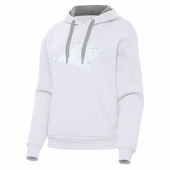Carolina Panthers Antigua Women's Victory Pullover Hoodie - White Hoodies