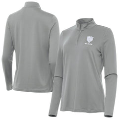 Chicago Bears Antigua Women's Reprocess Quarter-Zip Top - Gray Tops