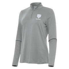 Chicago Bears Antigua Women's Reprocess Quarter-Zip Top - Gray Tops