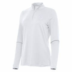 Indianapolis Colts Antigua Women's Reprocess Quarter-Zip Top - White Tops