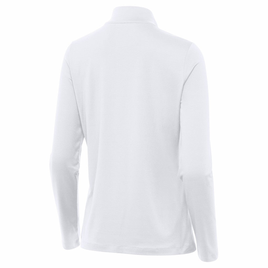 Indianapolis Colts Antigua Women's Reprocess Quarter-Zip Top - White Tops