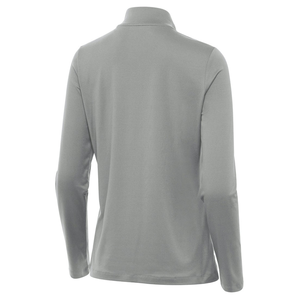 Houston Texans Antigua Women's Reprocess Quarter-Zip Top - Gray Tops