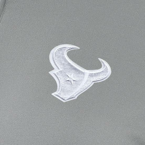 Houston Texans Antigua Women's Reprocess Quarter-Zip Top - Gray Tops