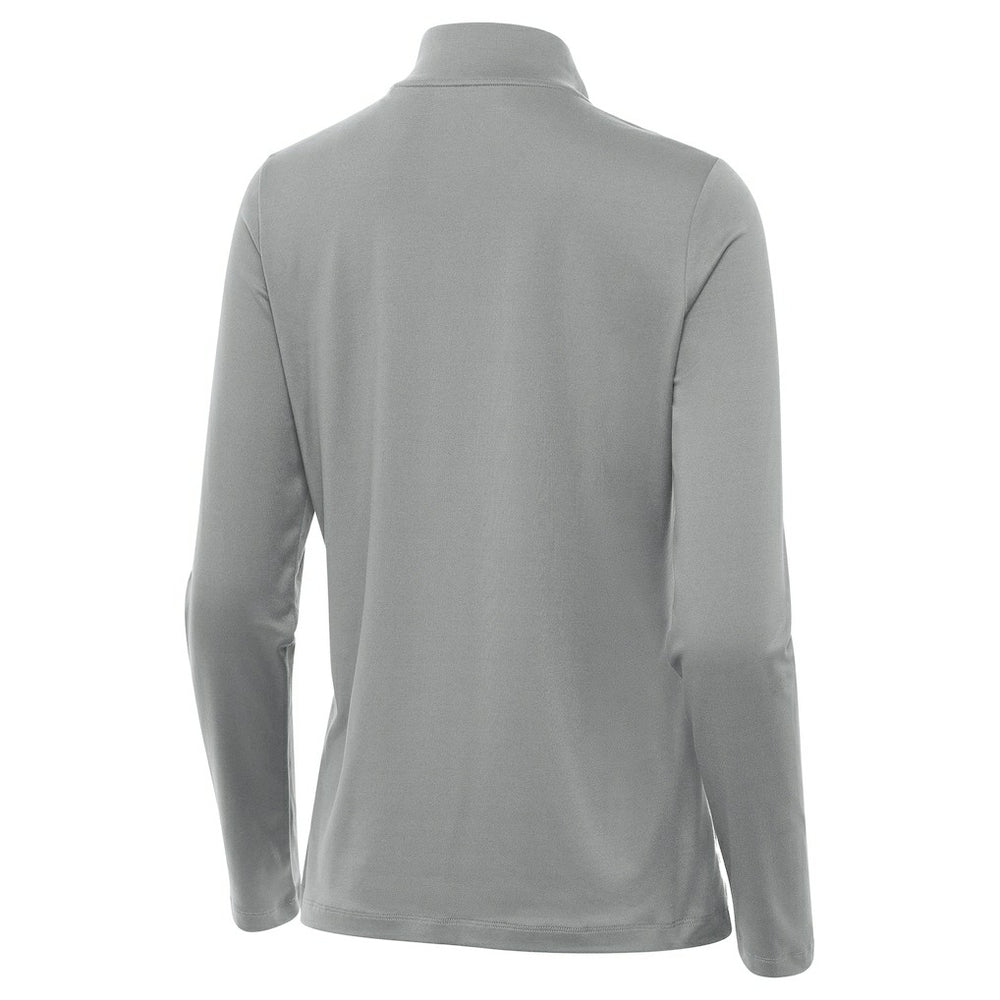 Seattle Seahawks Antigua Women's Reprocess Quarter-Zip Top - Gray Tops