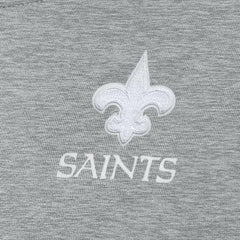 New Orleans Saints Antigua Women's Victory Crew Pullover Sweatshirt - Heather Gray Pullover