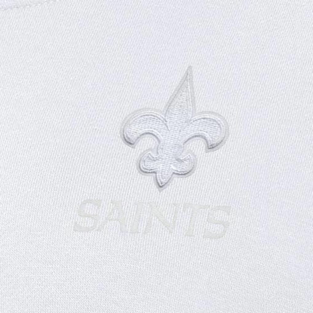New Orleans Saints Antigua Women's Victory Crew Pullover Sweatshirt - White Pullover