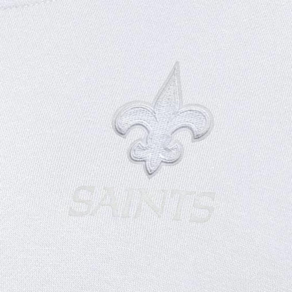 New Orleans Saints Antigua Women's Victory Crew Pullover Sweatshirt - White Pullover