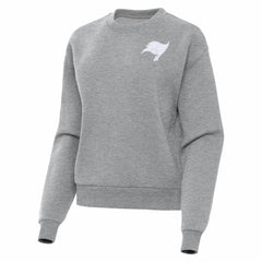 Tampa Bay Buccaneers Antigua Women's Victory Crew Pullover Sweatshirt - Heather Gray Pullover