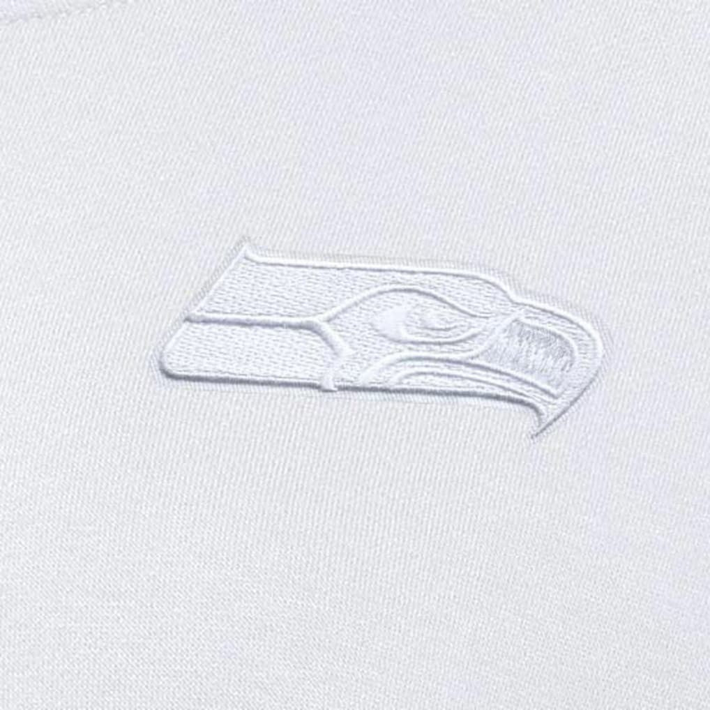 Seattle Seahawks Antigua Women's Victory Crew Pullover Sweatshirt - White Pullover