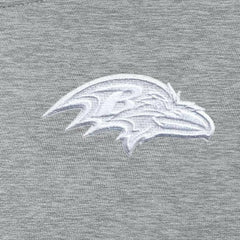 Baltimore Ravens Antigua Women's Victory Crew Pullover Sweatshirt - Heather Gray Pullover