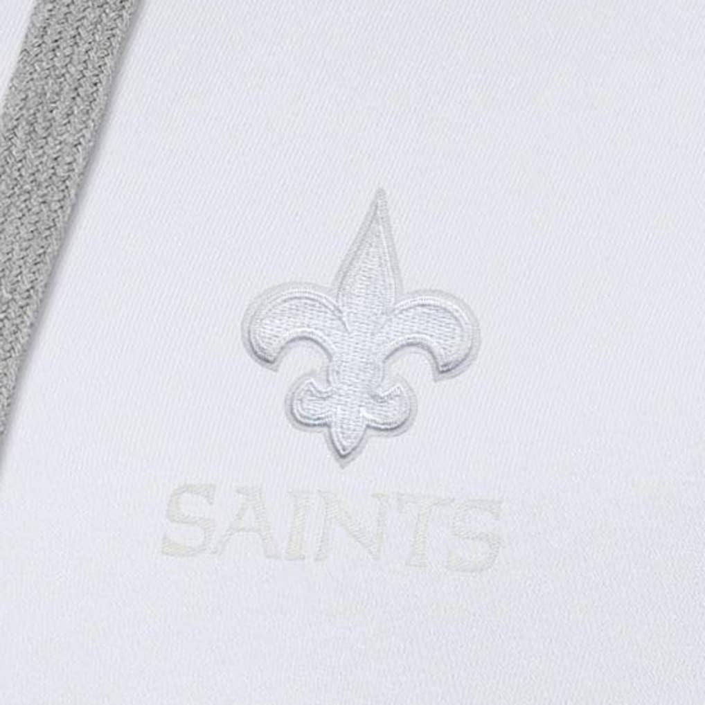New Orleans Saints Antigua Women's Victory Pullover Hoodie - White Hoodies