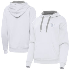 Houston Texans Antigua Women's Victory Pullover Hoodie - White Hoodies