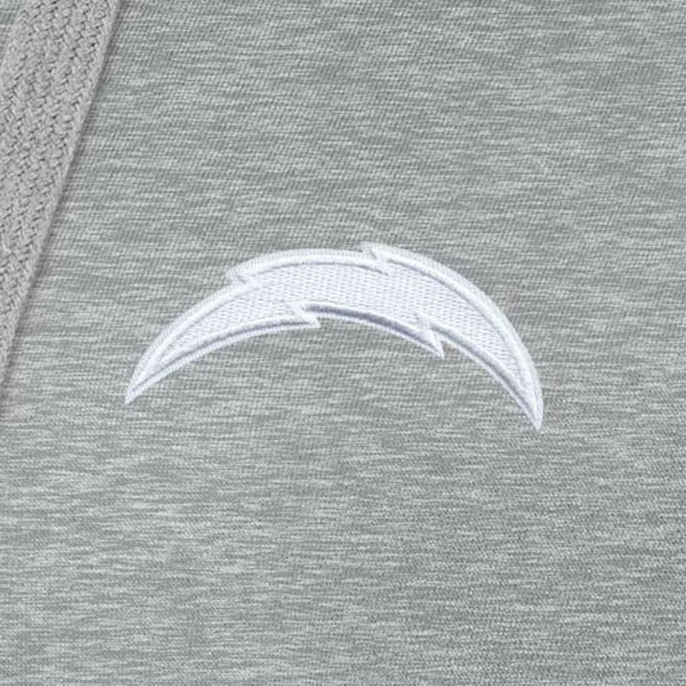 Los Angeles Chargers Antigua Women's Victory Pullover Hoodie - Heather Gray Hoodies