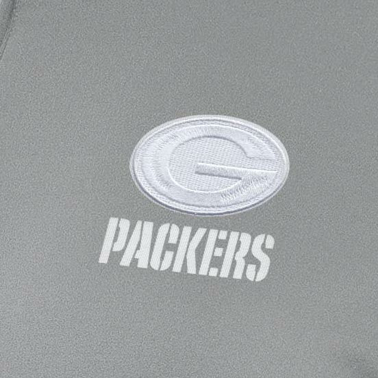 Green Bay Packers Antigua Women's Reprocess Quarter-Zip Top - Gray Tops