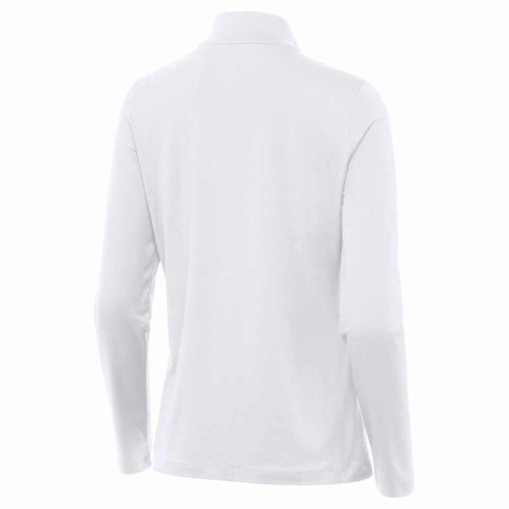 Cincinnati Bengals Antigua Women's Reprocess Quarter-Zip Top - White Tops