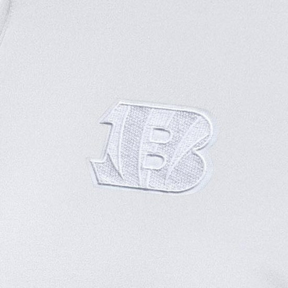 Cincinnati Bengals Antigua Women's Reprocess Quarter-Zip Top - White Tops