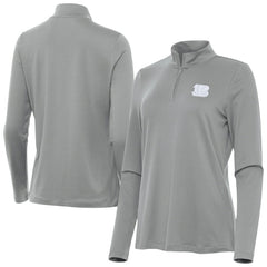 Cincinnati Bengals Antigua Women's Reprocess Quarter-Zip Top - Gray Tops