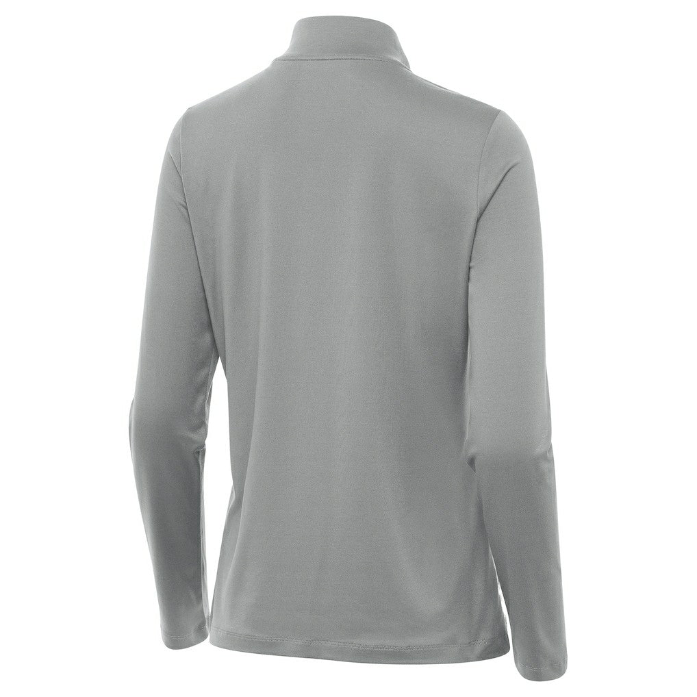 Kansas City Chiefs Antigua Women's Reprocess Quarter-Zip Top - Gray Tops