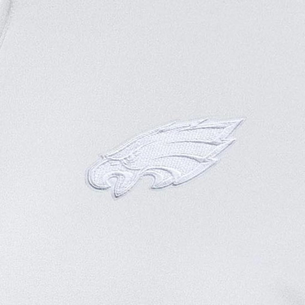 Philadelphia Eagles Antigua Women's Reprocess Quarter-Zip Top - White Tops