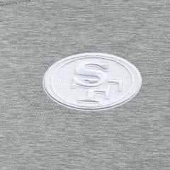 San Francisco 49ers Antigua Women's Victory Crew Pullover Sweatshirt - Heather Gray Pullover
