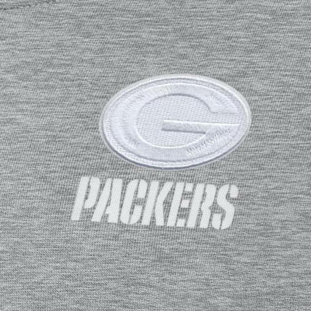 Green Bay Packers Antigua Women's Victory Crew Pullover Sweatshirt - Heather Gray Pullover