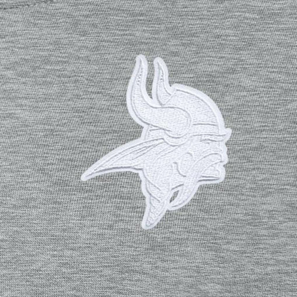 Minnesota Vikings Antigua Women's Victory Crew Pullover Sweatshirt - Heather Gray Pullover