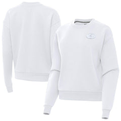 San Francisco 49ers Antigua Women's Victory Crew Pullover Sweatshirt - White Pullover