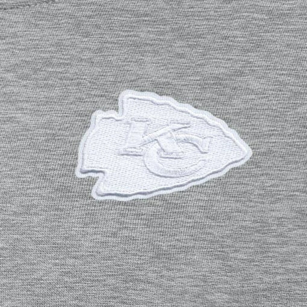 Kansas City Chiefs Antigua Women's Victory Crew Pullover Sweatshirt - Heather Gray Pullover