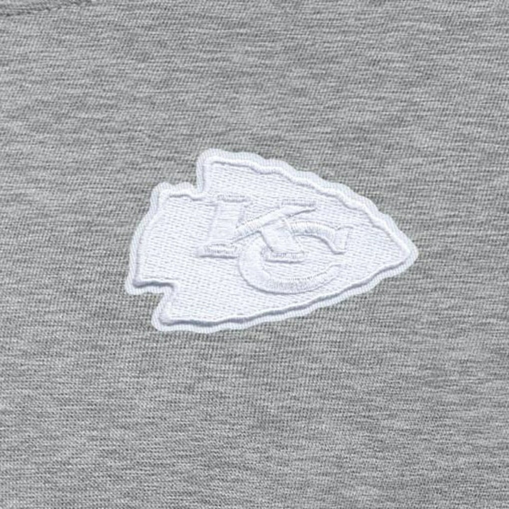 Kansas City Chiefs Antigua Women's Victory Crew Pullover Sweatshirt - Heather Gray Pullover