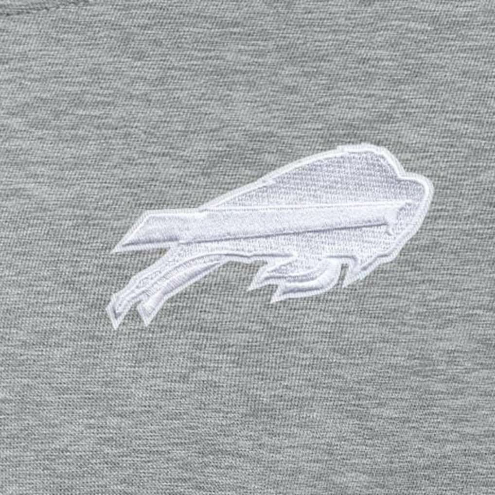Buffalo Bills Antigua Women's Victory Crew Pullover Sweatshirt - Heather Gray Pullover