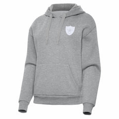 Las Vegas Raiders Antigua Women's Victory Pullover Hoodie - Heather Gray Hoodies