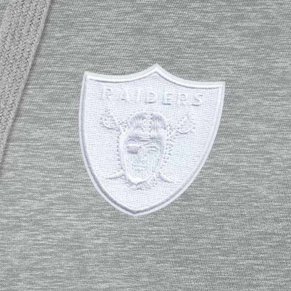 Las Vegas Raiders Antigua Women's Victory Pullover Hoodie - Heather Gray Hoodies