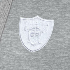 Las Vegas Raiders Antigua Women's Victory Pullover Hoodie - Heather Gray Hoodies