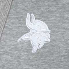 Minnesota Vikings Antigua Women's Victory Pullover Hoodie - Heather Gray Hoodies