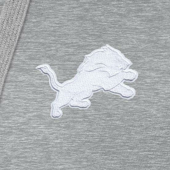 Detroit Lions Antigua Women's Victory Pullover Hoodie - Heather Gray Hoodies