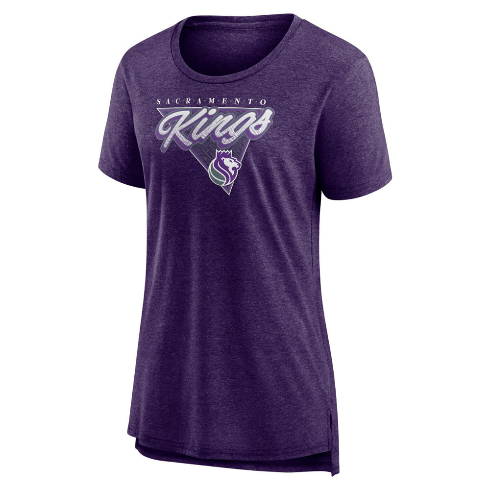 Sacramento Kings Women's True Classics Tri-Blend T-Shirt Purple