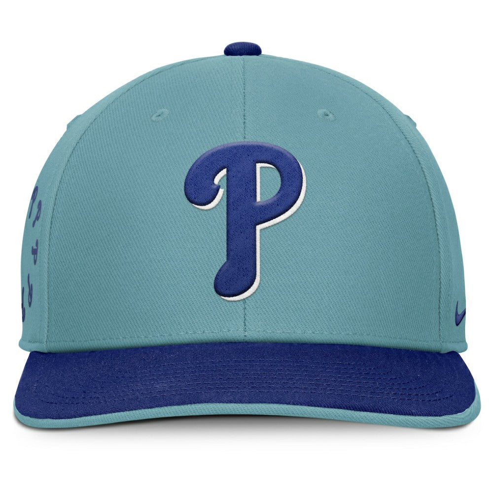 Philadelphia Phillies Nike Father's Day Pro Performance Snapback Hat - Turquoise Hats