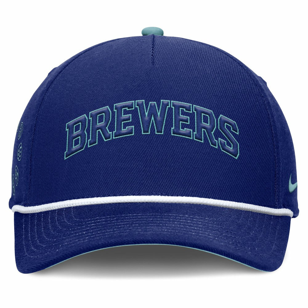 Milwaukee Brewers Nike Father's Day Rise Adjustable Hat - Royal Hats