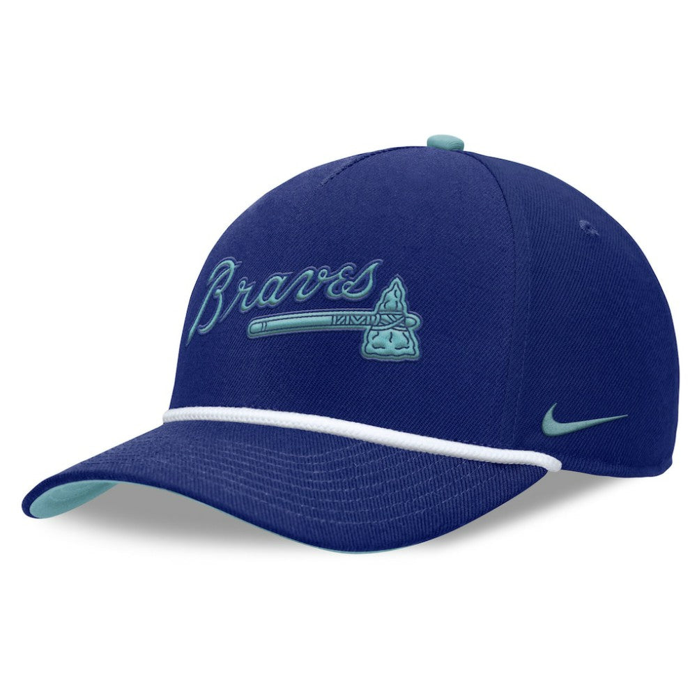 Atlanta Braves Nike Father's Day Rise Adjustable Hat - Royal Hats