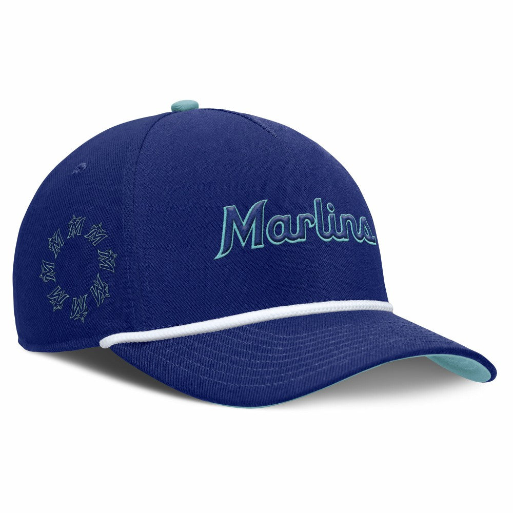 Miami Marlins Nike Father's Day Rise Adjustable Hat - Royal Hats