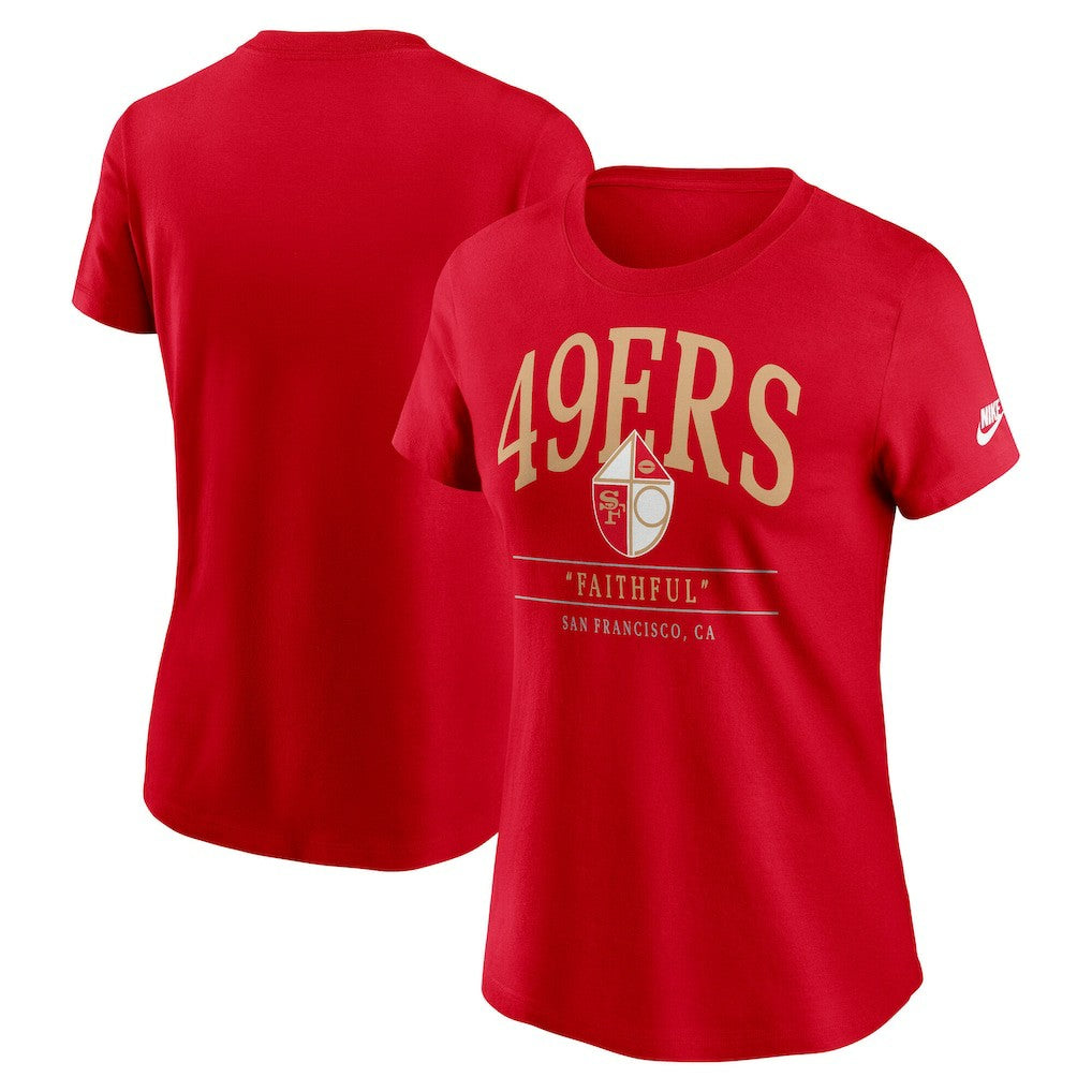 San Francisco 49ers Women's Hometown Local Pack T-Shirt - Scarlet T-shirts