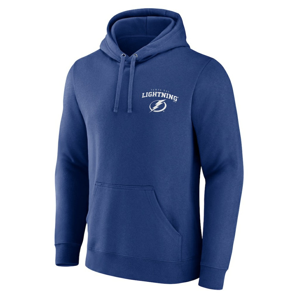 Tampa Bay Lightning Blue Team Lockup Pullover Hoodie | US 202391403