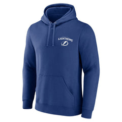 Tampa Bay Lightning Blue Team Lockup Pullover Hoodie | US 202391403