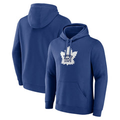 Toronto Maple Leafs Blue Primary Logo Pullover Hoodie | US 202391437