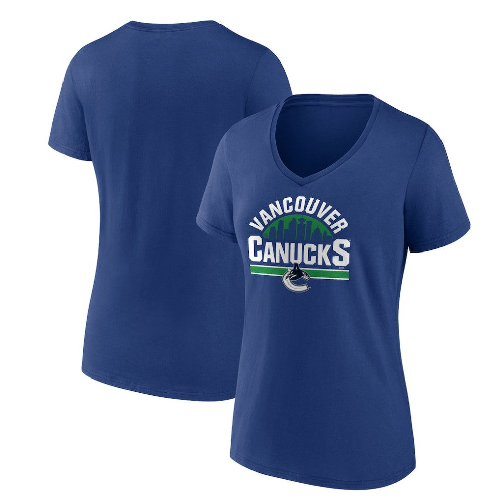 Vancouver Canucks Women's Represent T-Shirt - Blue | US 202391480