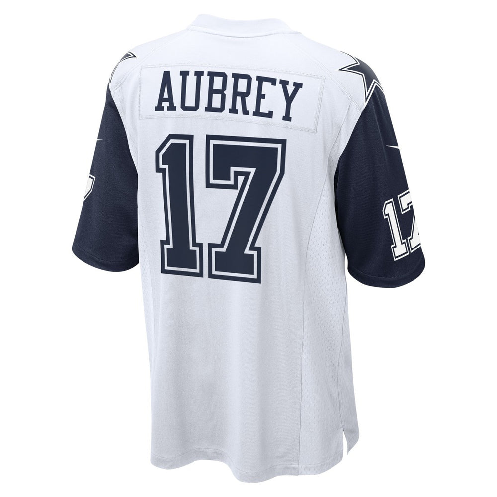 Brandon Aubrey Dallas Cowboys Alternate Game Team Jersey - White Jerseys