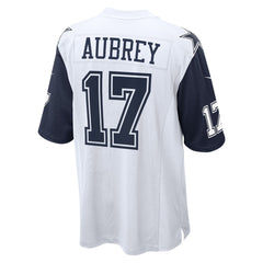 Brandon Aubrey Dallas Cowboys Alternate Game Team Jersey - White Jerseys
