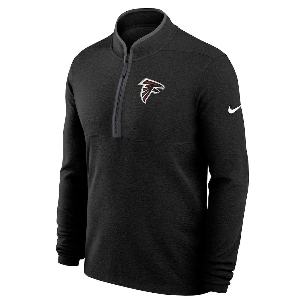 Atlanta Falcons Lightweight Victory Dri-FIT Half-Zip Pullover - Black Pullover